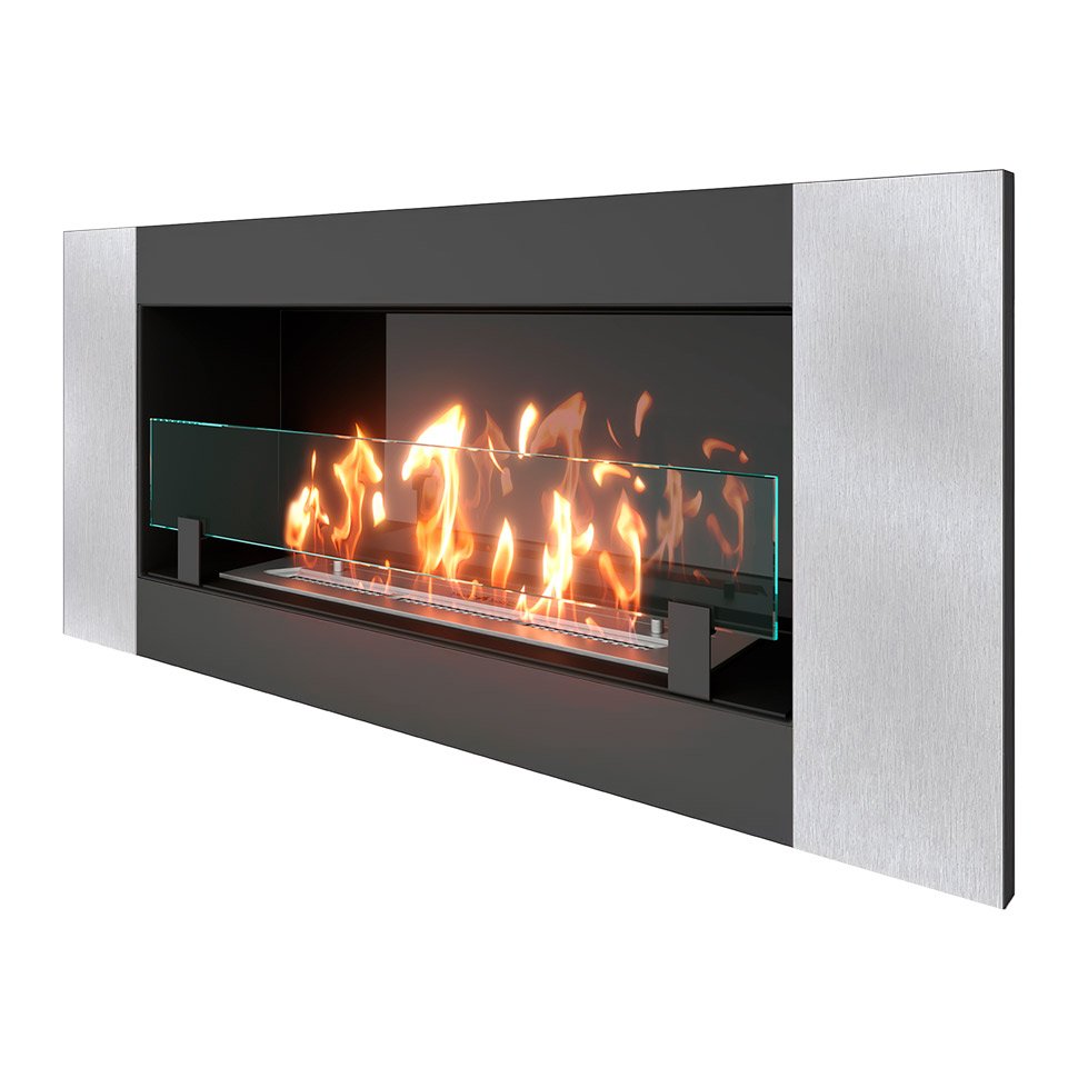 Биокамин встраиваемый SteelHeat LONG-V 900 Small