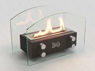 Настольный биокамин Lux Fire Блюз
