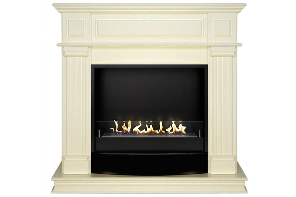 Биокамин в портале Firezo Atlanta Слоновая кость, стандарт
