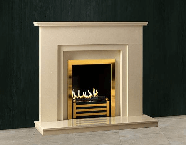 Биокамин в мраморном портале Firezo Grande, стандарт