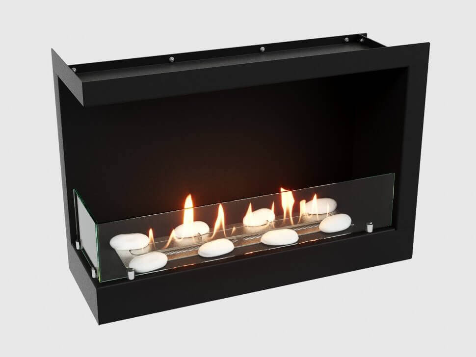Встроенный биокамин Lux Fire Угловой 690 S (левый угол)