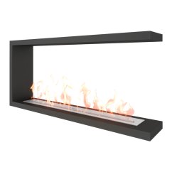 Биокамин торцевой SteelHeat Leader 1100