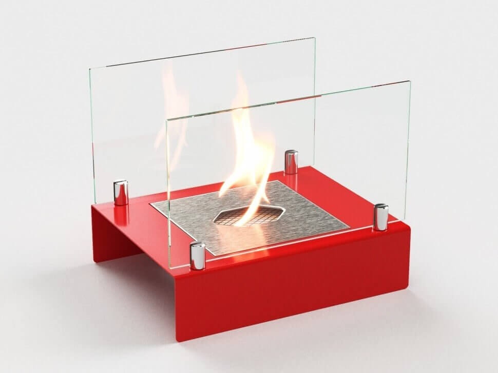 Биокамин настольный Lux Fire Арлекино М (красный)