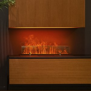 Электрический паровой очаг Schones Feuer 3D FireLine 600 черный