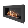 Биокамин SteelHeat WALL GRAND 1200 черный фото 3