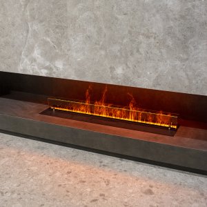 Электрический паровой очаг Schones Feuer 3D FireLine 1200 черный