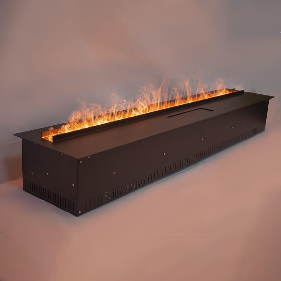 Электрический паровой очаг Schones Feuer 3D FireLine 1200 черный