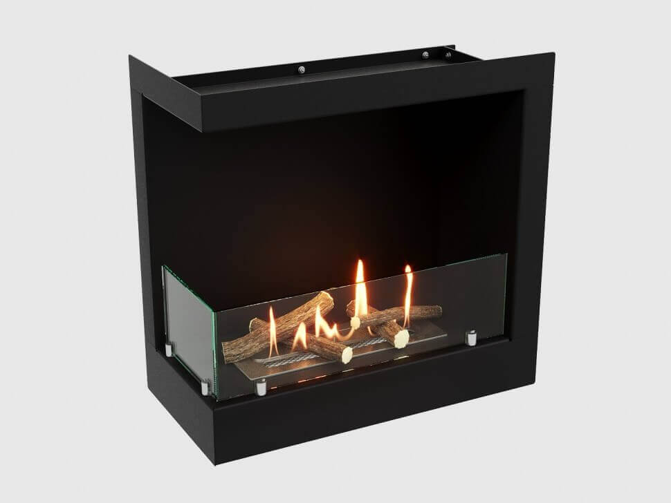 Встроенный биокамин Lux Fire Угловой 490 S (левый угол)