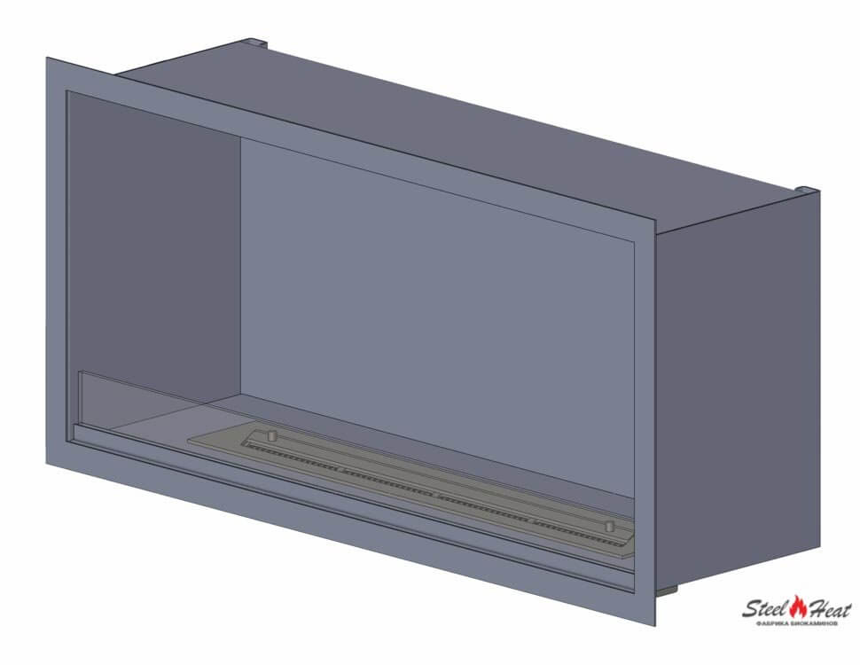 6435С Биокамин встраиваемый с рамкой на заказ