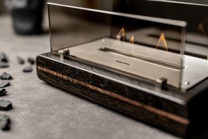 Настольный Биокамин Catterheim LIMITED Blackstrobe Walnut