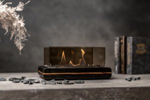 Настольный Биокамин Catterheim LIMITED Blackstrobe Zebrano