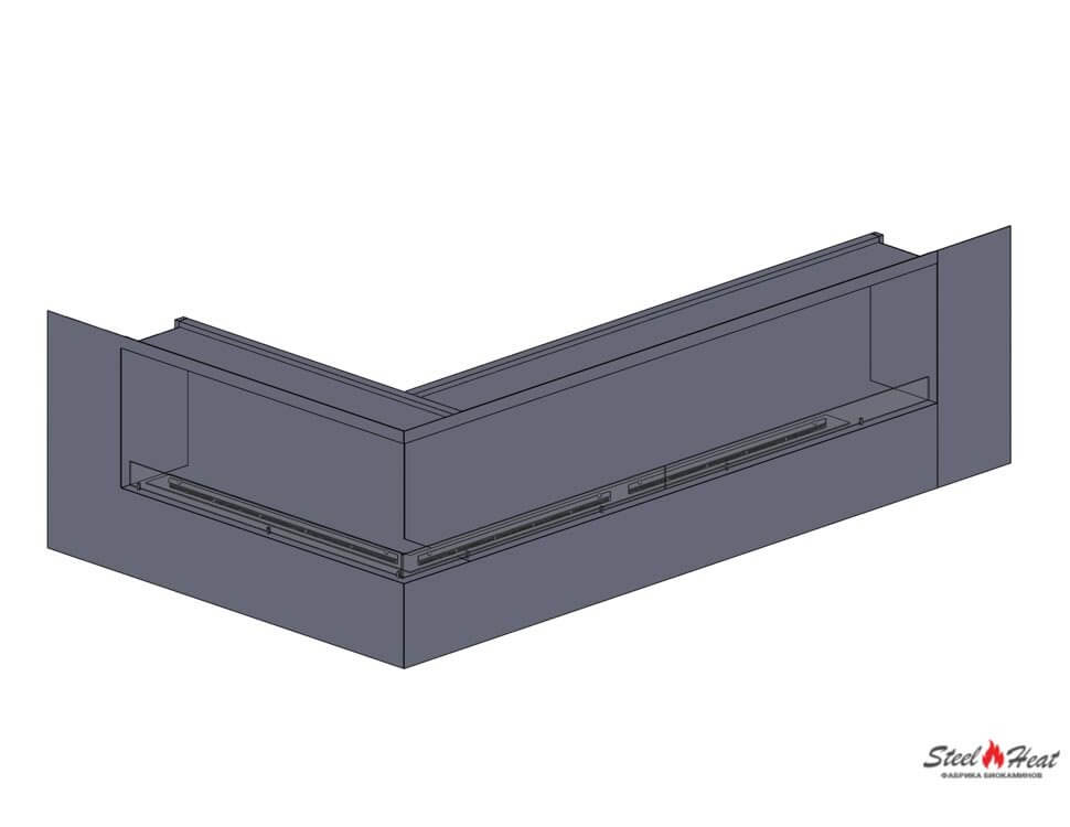 11078А Биокамин угловой на заказ 11078А Биокамин угловой на заказ