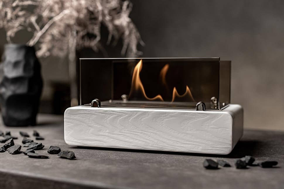 Настольный Биокамин Catterheim MASSIVE WHITE Настольный Биокамин Catterheim MASSIVE WHITE