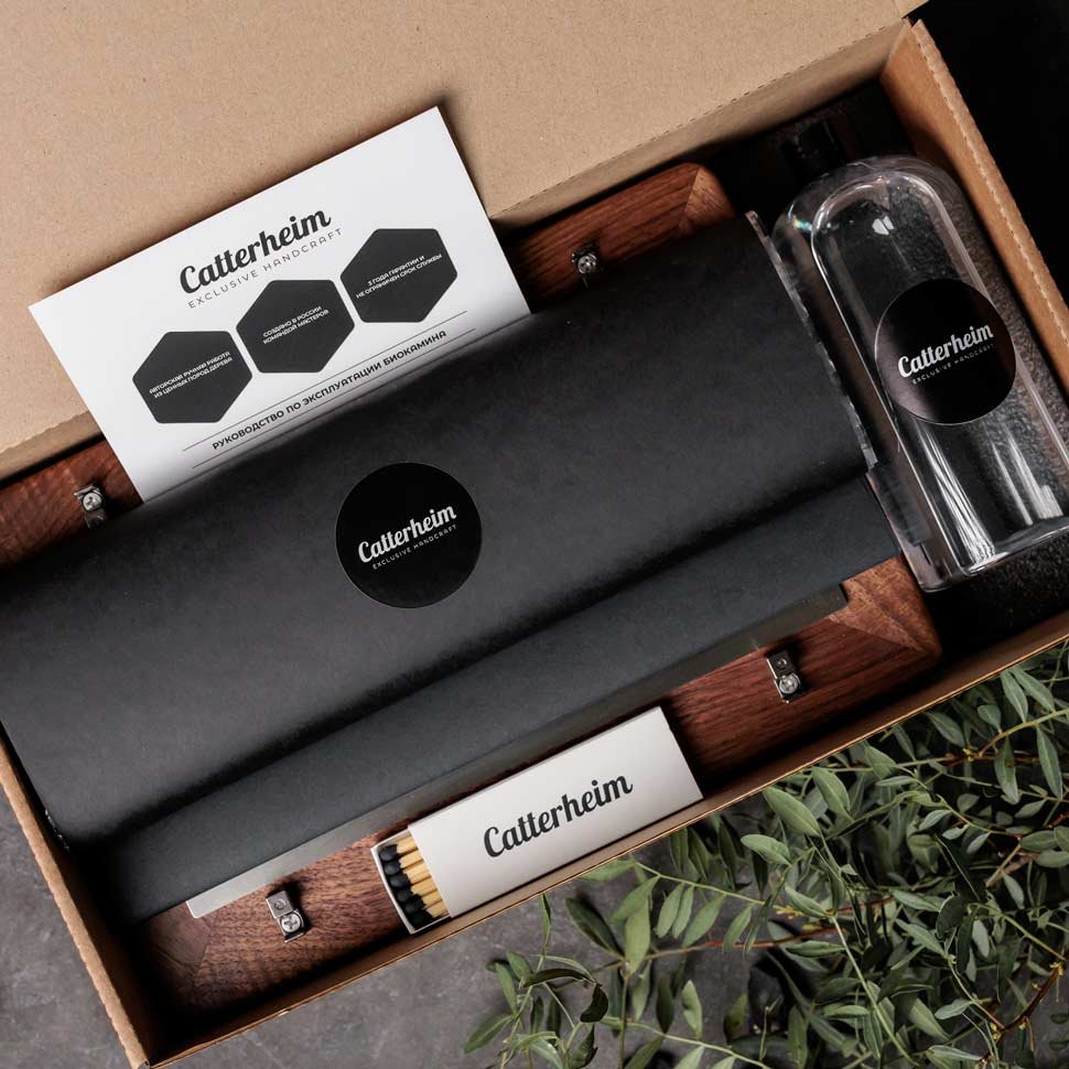 Настольный Биокамин Catterheim EXCLUSIVE BLACK
