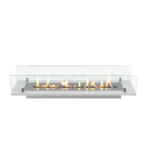 Биокамин встраиваемый в тумбу Steelheat Stand 700 белый