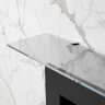 Стеклянная полка для биокамина Opti white 800 фото 4