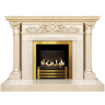 Биокамин в мраморном портале Firezo Filo d’oro, стандарт фото 1