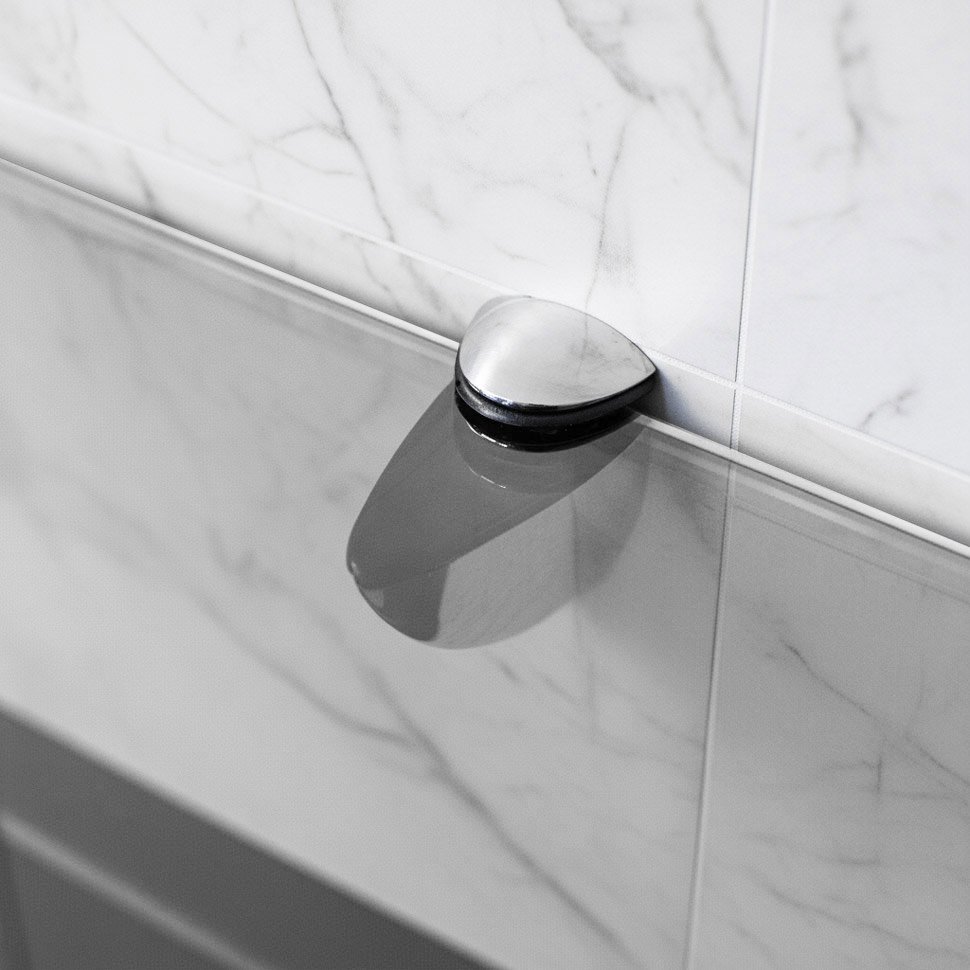 Стеклянная полка для биокамина Opti white 1700
