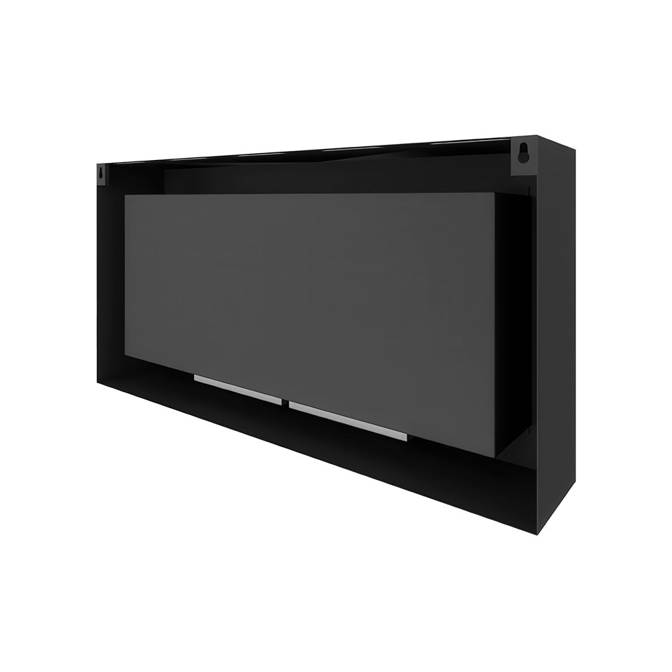 Биокамин SteelHeat WALL ONE 1100 LITE черный