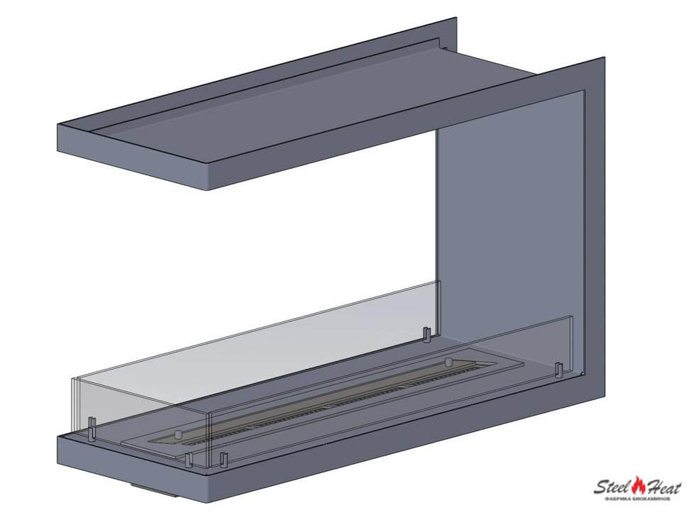 8701С Биокамин торцевой на заказ 8701С Биокамин торцевой на заказ