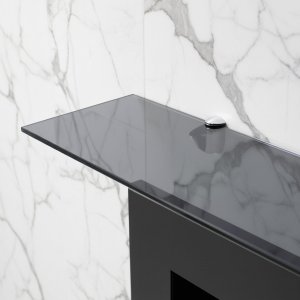 Стеклянная полка для биокамина Gray  1600