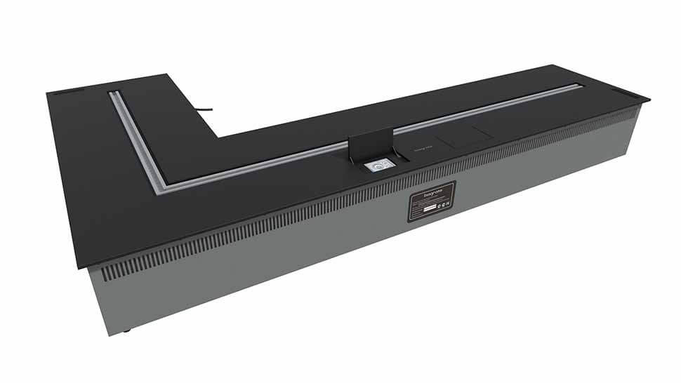 Автоматический биокамин SmartFire L 1300 corner Biograte