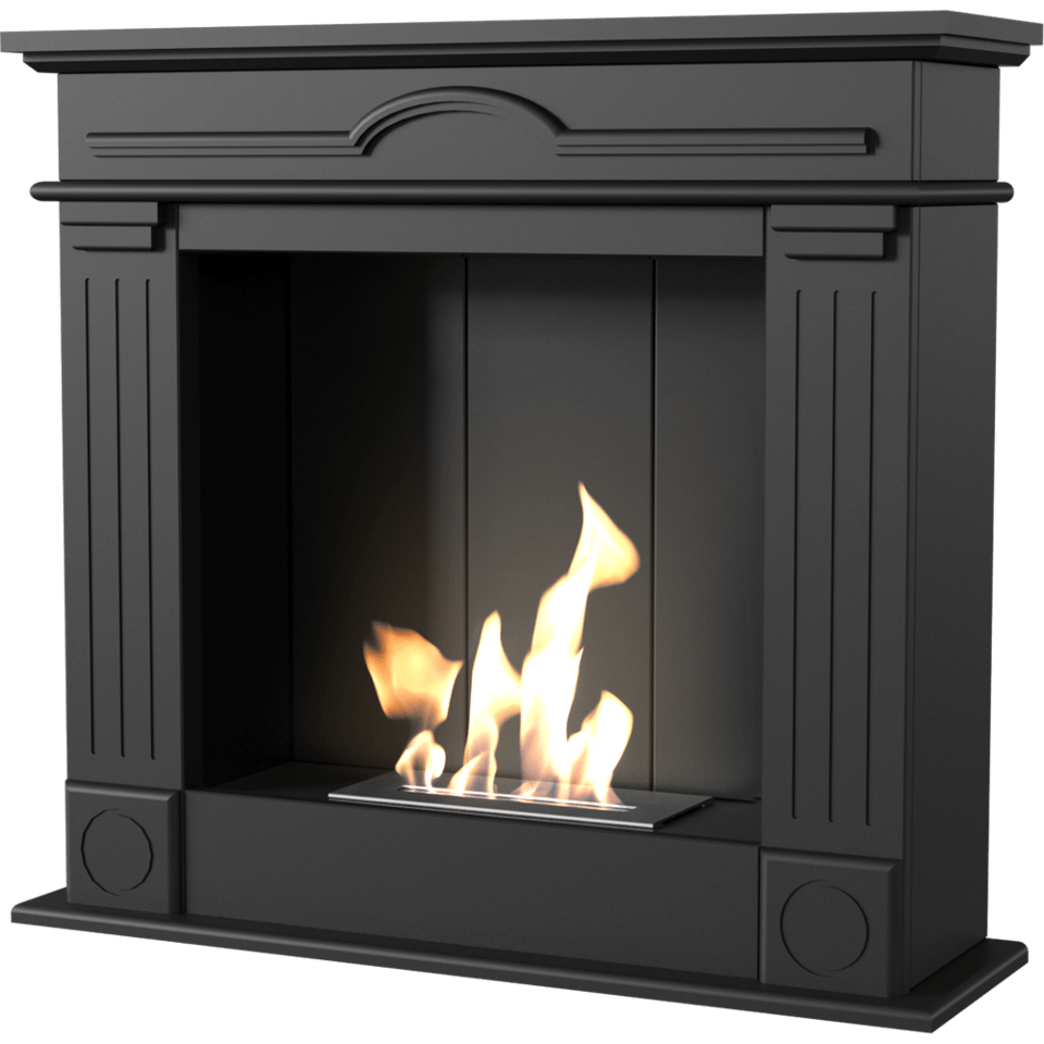 Биокамин в портале Kratki DECEMBER Черный лего
