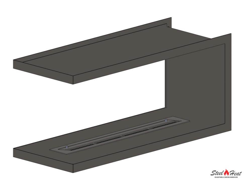 14516A Биокамин торцевой на заказ 14516A Биокамин торцевой на заказ
