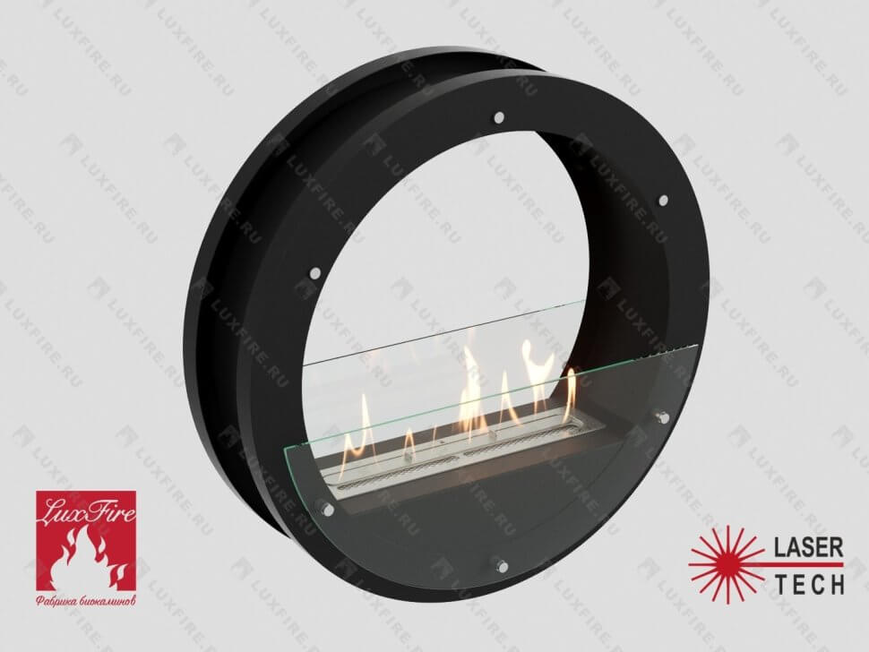 Встроенный сквозной биокамин Lux Fire Иллюзион 800 S