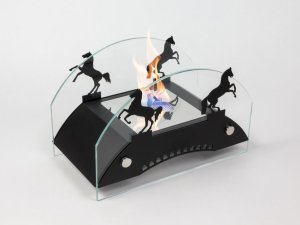 Биокамин настольный Lux Fire Графский мост М (черный)