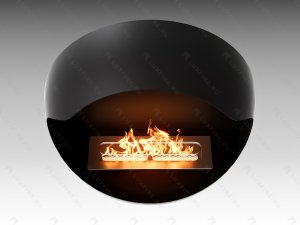 Настенный биокамин Lux Fire Блэк Джек